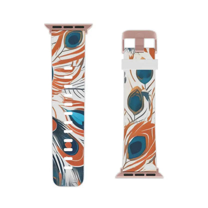 Thermo Elastomer Peacock Feather Apple Watch Band - Accessories