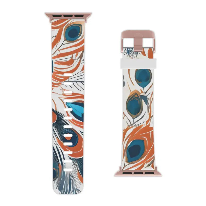 Thermo Elastomer Peacock Feather Apple Watch Band - Accessories