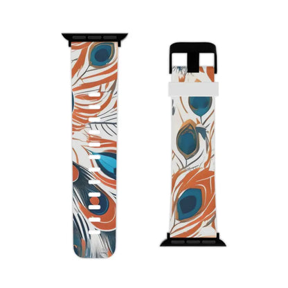 Thermo Elastomer Peacock Feather Apple Watch Band - Accessories