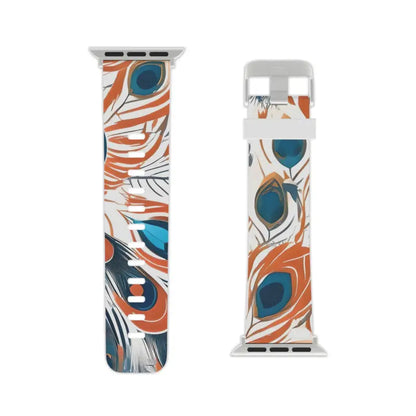 Thermo Elastomer Peacock Feather Apple Watch Band - Accessories