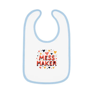 Adorable Baby Bib - Playful Style Messy Mealtimes - Dipaliz - White/light Blue / one Size - Bibs