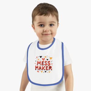 Vibrant Mess Maker Baby Bib - Soft Cotton - Dipaliz - Bibs