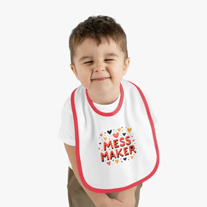 Vibrant Mess Maker Baby Bib - Soft Cotton - Dipaliz - Bibs