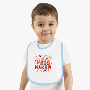 Vibrant Mess Maker Baby Bib - Soft Cotton - Dipaliz - Bibs