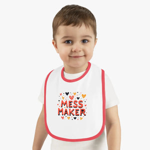 Vibrant Mess Maker Baby Bib - Soft Cotton - Dipaliz - Bibs