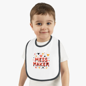 Vibrant Mess Maker Baby Bib - Soft Cotton - Dipaliz - Bibs