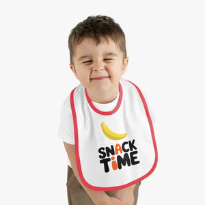 Snack Time Baby Bib Tee - Mess Free Meals - Dipaliz - Bibs