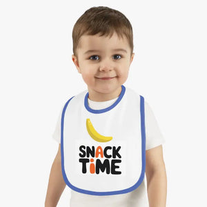 Snack Time Baby Bib Tee - Mess Free Meals - Dipaliz - Bibs