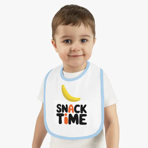 Snack Time Baby Bib Tee - Mess Free Meals - Dipaliz - Bibs