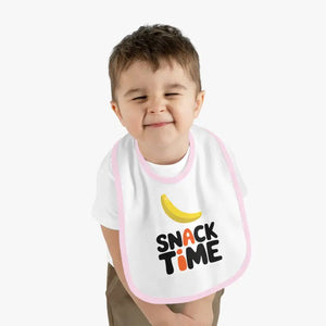 Snack Time Baby Bib Tee - Mess Free Meals - Dipaliz - Bibs