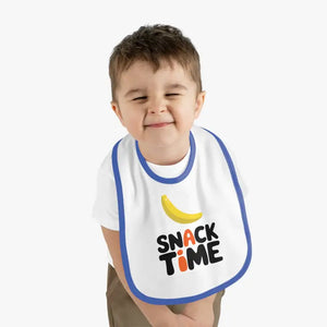 Snack Time Baby Bib Tee - Mess Free Meals - Dipaliz - Bibs