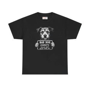 Playful Mischievous Pup Heavy Cotton Tee - Dipaliz - T-shirts - s