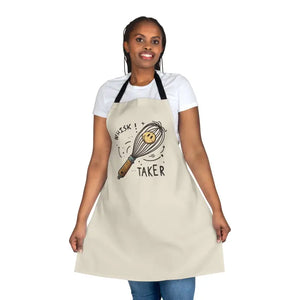 Funny Baking Apron Whisk Taker Design 5 Color Straps Dipaliz - one Size / Black - Aprons