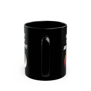 Funny Black Mug Fur Real i am Foxy and Know it - Dipaliz - Mugs