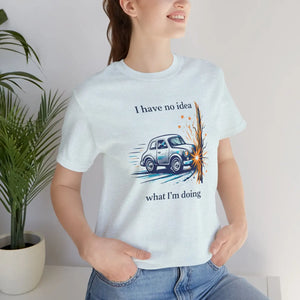 Funny Vintage Crash Graphic Cotton Tee - Dipaliz - T-shirts - s