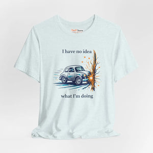 Funny Vintage Crash Graphic Cotton Tee - Dipaliz - T-shirts - s