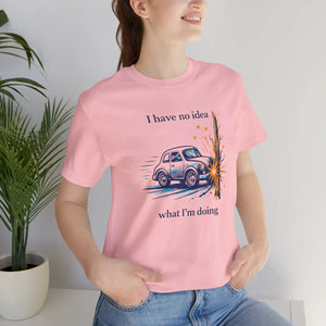 Funny Vintage Crash Graphic Cotton Tee - Dipaliz - T-shirts - s