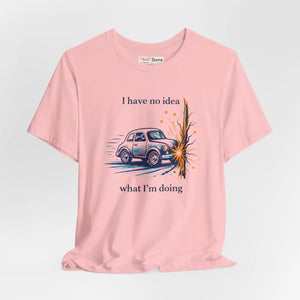 Funny Vintage Crash Graphic Cotton Tee - Dipaliz - T-shirts - s