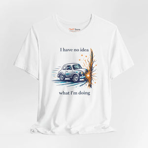 Funny Vintage Crash Graphic Cotton Tee - Dipaliz - T-shirts - s