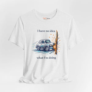 Funny Vintage Crash Graphic Cotton Tee - Dipaliz - T-shirts - s