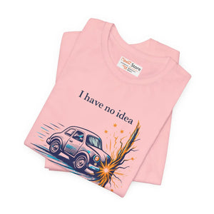 Funny Vintage Crash Graphic Cotton Tee - Dipaliz - T-shirts - s
