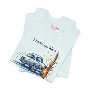 Funny Vintage Crash Graphic Cotton Tee - Dipaliz - T-shirts - s
