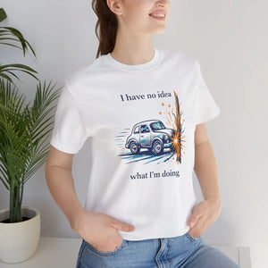Funny Vintage Crash Graphic Cotton Tee - Dipaliz - T-shirts - s