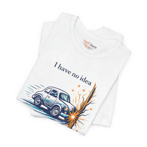 Funny Vintage Crash Graphic Cotton Tee - Dipaliz - T-shirts - s