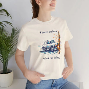 Funny Vintage Crash Graphic Cotton Tee - Dipaliz - T-shirts - s