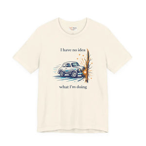 Funny Vintage Crash Graphic Cotton Tee - Dipaliz - T-shirts - s