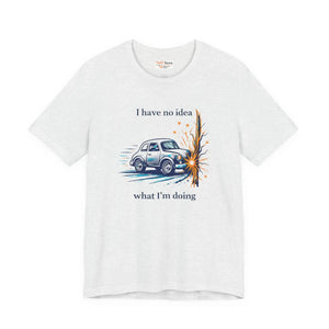 Funny Vintage Crash Graphic Cotton Tee - Dipaliz - T-shirts - s