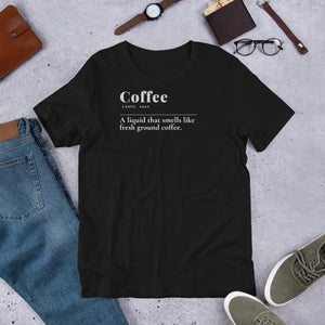 Soft Funny Coffee Definition Tee - Cotton Casual - Dipaliz - T-shirts - s