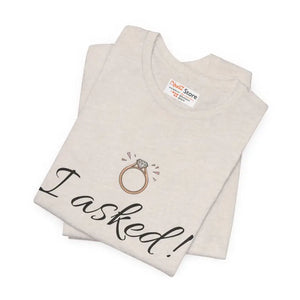 Funny Engagement Announcement Tee for Unforgettable Celebrations - Dipaliz - T-shirts