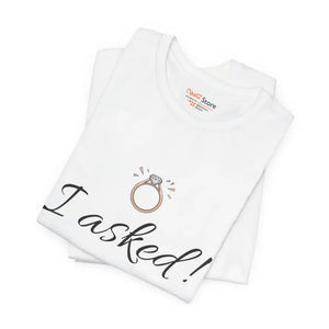 Funny Engagement Announcement Tee for Unforgettable Celebrations - Dipaliz - T-shirts