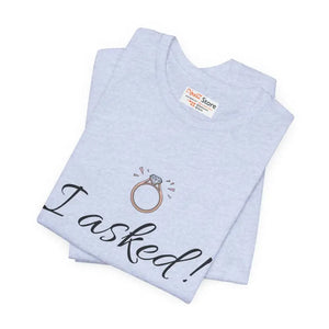 Funny Engagement Announcement Tee for Unforgettable Celebrations - Dipaliz - T-shirts