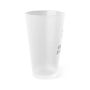 Funny Frosted Pint Glass with Matte Finish - Dipaliz - 16oz / Beer Glasses