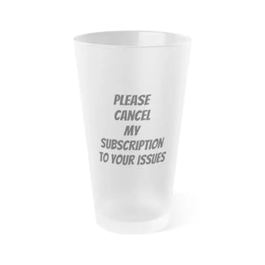 Funny Frosted Pint Glass with Matte Finish - Dipaliz - 16oz / Beer Glasses
