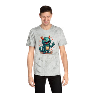 Vibrant Color Blast Tee - Fun Green Monster Vibes - Dipaliz - T-shirts