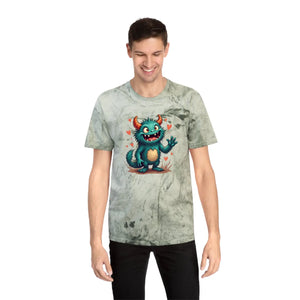 Vibrant Color Blast Tee - Fun Green Monster Vibes - Dipaliz - T-shirts