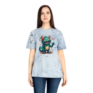 Vibrant Color Blast Tee - Fun Green Monster Vibes - Dipaliz - T-shirts