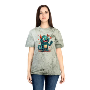 Color Blast Tee - Fun Green Monster Vibes Unisex - Dipaliz - Fern / s - T-shirts