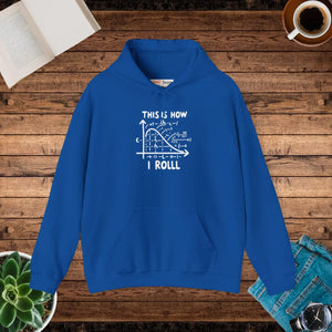 Funny Math Hoodie - this is how i Roll Heavy Blend - Dipaliz - Hoodies