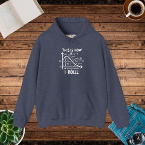 Funny Math Hoodie - this is how i Roll Heavy Blend - Dipaliz - Hoodies