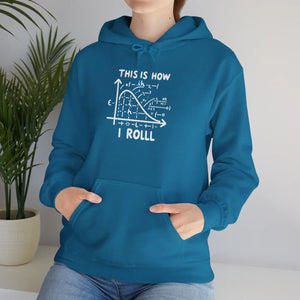Funny Math Hoodie - this is how i Roll Heavy Blend - Dipaliz - Hoodies