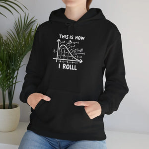 Funny Math Hoodie - this is how i Roll Heavy Blend - Dipaliz - Hoodies