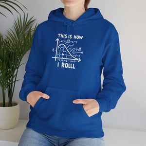 Funny Math Hoodie - this is how i Roll Heavy Blend - Dipaliz - Hoodies