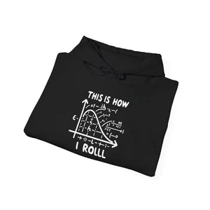Funny Math Hoodie - this is how i Roll Design - Dipaliz - Hoodies
