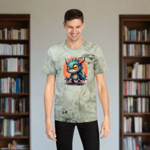 T-shirt - Fun Monster Unisex Color Blast - Vibrant Quirky Tee - Dipaliz