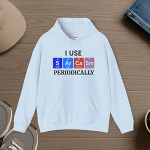 Funny Science Sweatshirt - Sarcasm Periodically Hoodie - Dipaliz - s / Light Blue - Hoodies