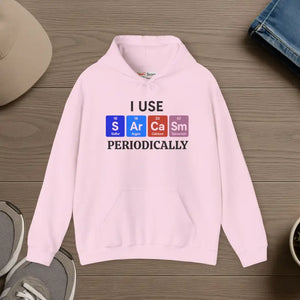 Funny Science Sweatshirt - Sarcasm Periodically Hoodie - Dipaliz - s / Light Pink - Hoodies